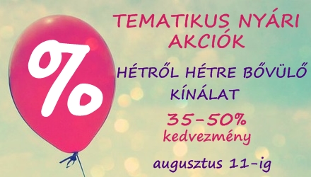 Tematikus nyári akciók Tematikus nyári akciók